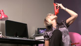 Drink your Cum from a Shoe